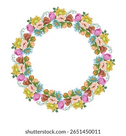Estética florais ornamentos padrão borda quadro ilustração para decorar arte 