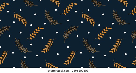 Aesthetics Seamless floral pattern Design for Christmas and the others holiday purpose. 