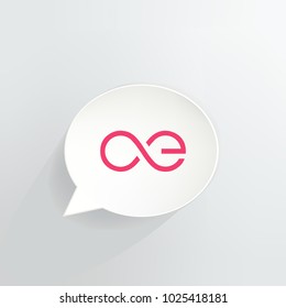 Aeternity Cryptocurrency Speech Bubble