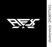 AEX letter logo vector design, AEX simple and modern logo. AEX luxurious alphabet design  