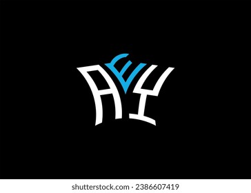 AEY initial monogram letter business and simple modern logo
