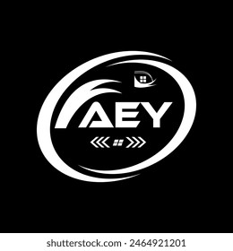 AEY letter logo design. AEY Simple and modern logo. AEY luxurious Alphabet logo Design. -vector Illustration