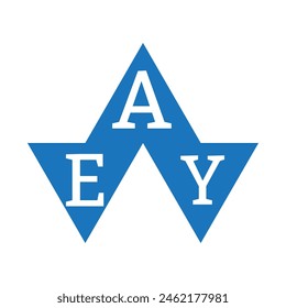 Diseño de Vector de logotipo de letra AEY, logotipo simple y moderno AEY. Diseño de alfabeto de lujo AEY