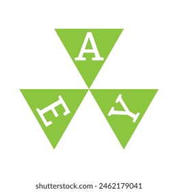 AEY letter logo vector design, AEY simple and modern logo. AEY luxurious alphabet design

