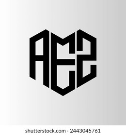 AEZ letter logo abstract design. AEZ unique design. AEZ.

