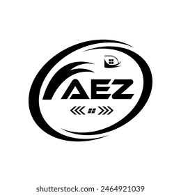 AEZ letter logo design. AEZ Simple and modern logo. AEZ luxurious Alphabet logo Design. -vector Illustration