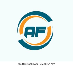  AF AFstract Letter logo Design. AF Initial Logo design Monogram for business and company.AF logo, AF letter logo design.
