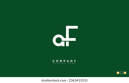 AF Alphabet letters Initials Monogram logo FA, A and F