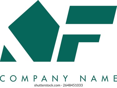 AF creative modern abstract letter logo vector design. Usable for your company or business and brand identity.