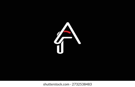 MONOGRAMA ABSTRACTAS DEL LOGOTIPO DE LA LETRA AF, FA
