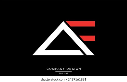 AF, FA Letras abstractas Logo Monograma Diseño Icono Fuente