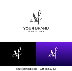 AF, FA business vector logo design. FA, AF Creative logo design, cooperate logo, Identity design.