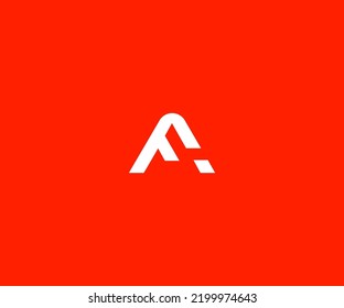 AF, FA, FI, IF, IF, A F I diseño inicial de monogramas vectoriales modernos