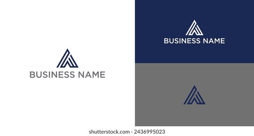 Logotipo de letra AF o FA