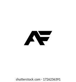 AF FA Letter Logo Design Template