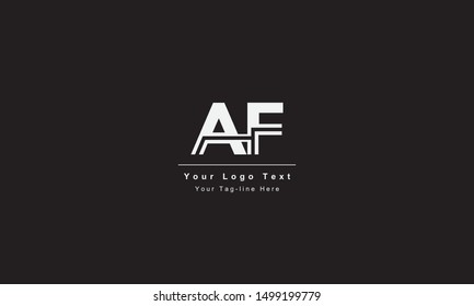 AF or FA letter logo. Unique attractive creative modern initial AF FA A F initial based letter icon logo