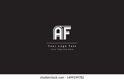 AF or FA letter logo. Unique attractive creative modern initial AF FA A F initial based letter icon logo