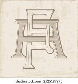 AF, FA, logotipo AF, letra AF, monograma AF, Vector, logotipo, iniciales del monograma de la Boda, logotipo de la Boda, monograma de la Boda, diseño del logotipo, monograma Antiguas