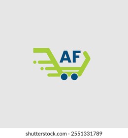 AF Plantilla de diseño de logo financiero
