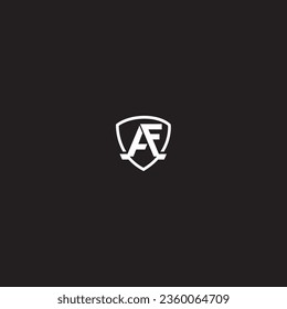 AF Initial Letter Logo Vector element. Initial logo template