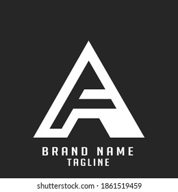 Logo der AF-Initialen, Logo der Namensschilder, Logo der Firmenzeichen, Logo der Personeninitialen.