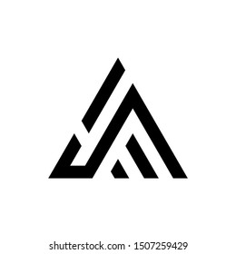 Af Le Lm logo monogram icon vector template