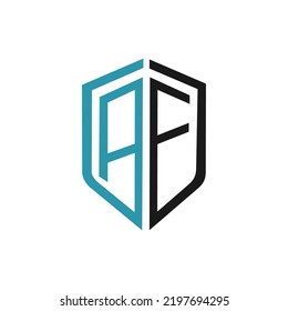 AF letter logo concept. Vector image