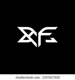 AF letter logo creative design with vector graphic, AF simple and modern logo.