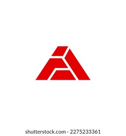AF letter logo design emblem vector icon. Letter AF logo template	

