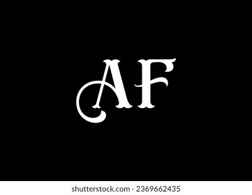 AF letter logo design and grapic logo design