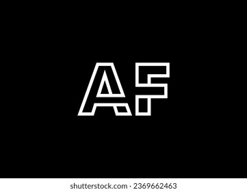Logo-Design für AF-Buchstaben und Logo-Design für Grapie