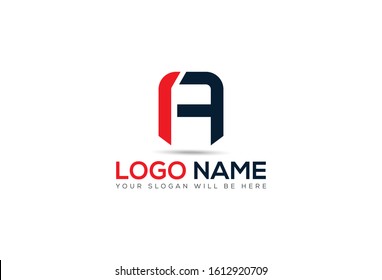 AF Letter Logo Design Template Vector