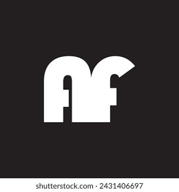 AF Letter Logo Design Template Vector