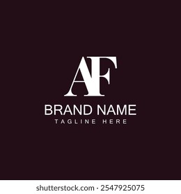 AF Letter Logo design Vector Art, Icons, and Graphics
