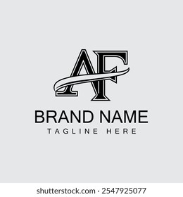 AF Letter Logo design Vector Art, Icons, and Graphics
