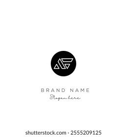 AF Letter Logo design Vector Art, Icons, and Graphics with epa file