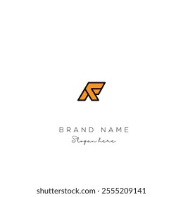 AF Letter Logo design Vector Art, Icons, and Graphics with epa file