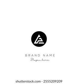 AF Letter Logo design Vector Art, Icons, and Graphics with epa file
