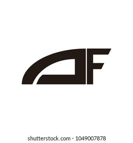 af letter logo vector