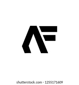 af letter logo vector