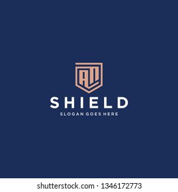 AF letter shield icon