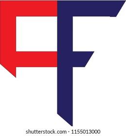 af letter vector logo