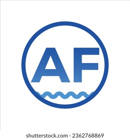 AF logo, logo AF Ai design Modern