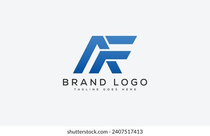 Plantilla de diseño de logotipo AF elemento de imagen vectorial