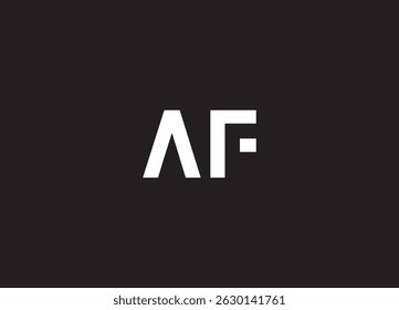 AF logo desing and monogram logo
