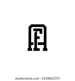 AF Monogram Logo Design Idea