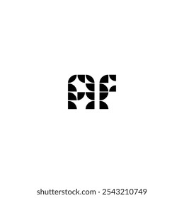 AF monogram logo design letter text name symbol monochrome logotype alphabet character simple logo