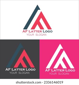 AF Unique Latter Logo Design 