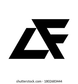 diseño de logotipo de vector af para empresas inmobiliarias, oficinas, empresas de tecnología