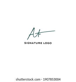 af white background handwritten logo
